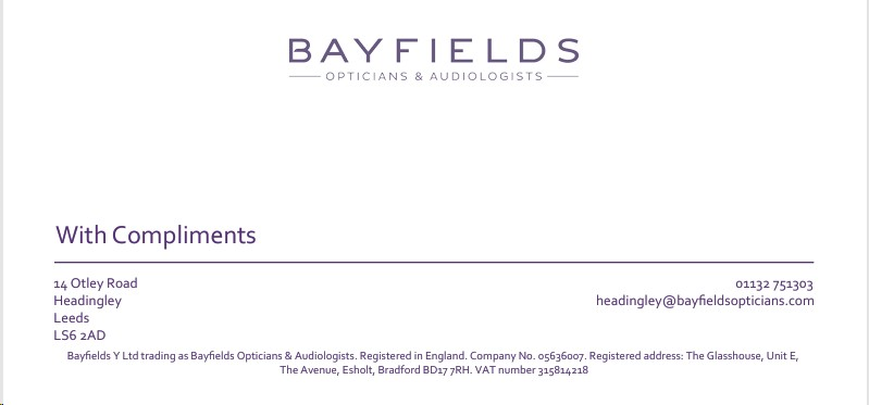 BAYFIELD/CS/HEADINGLEY