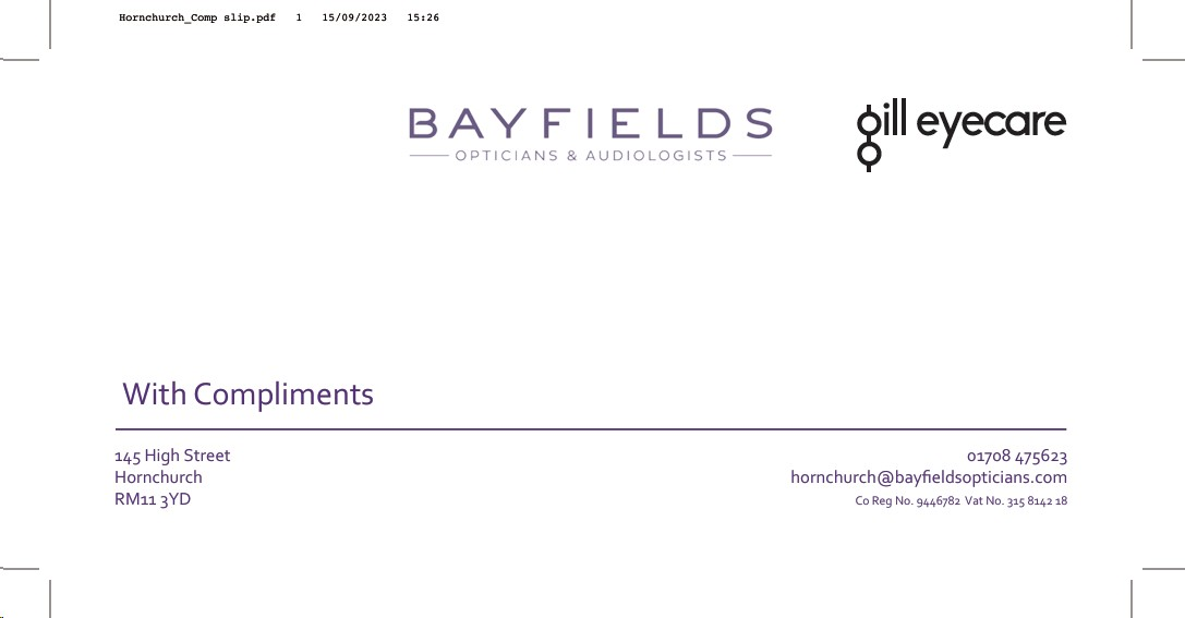 BAYFIELD/CS/HORNCHURCH