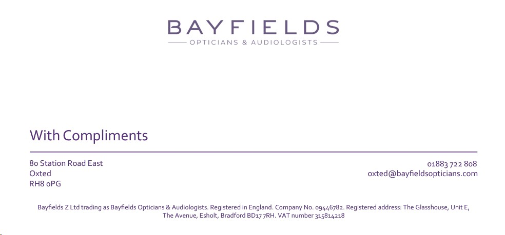 BAYFIELD/CS/OXTED