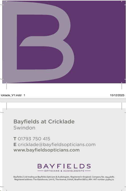 BAYFIELD/BC/CRICKLADE