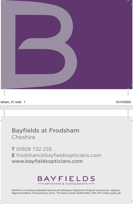 BAYFIELD/BC/FRODSHAM