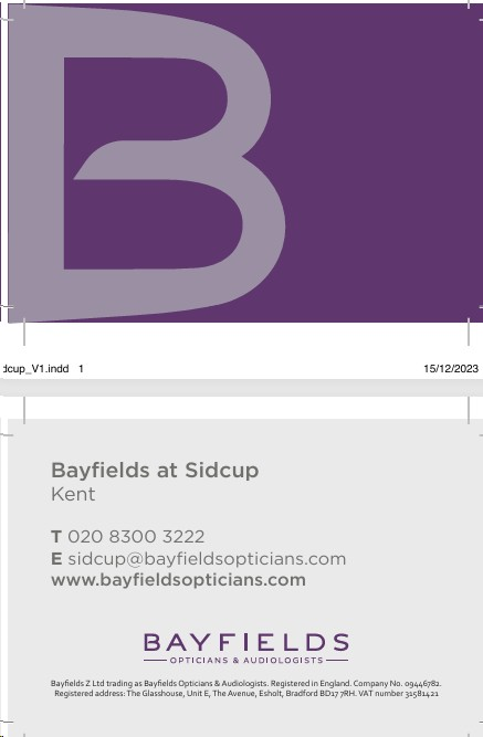 BAYFIELD/BC/SIDCUP