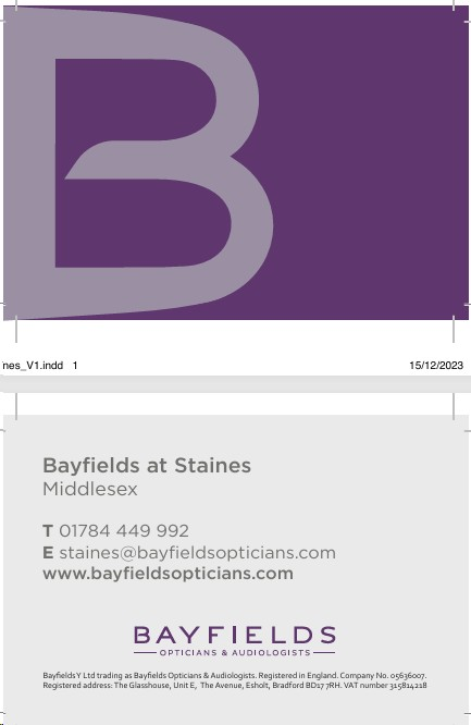 BAYFIELD/BC/STAINES