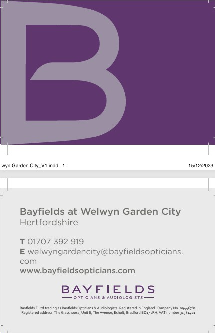 BAYFIELD/BC/WELWYN