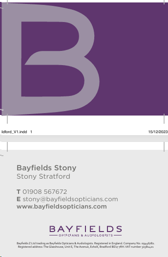 BAYFIELD/BC/STONYSTRATFORD